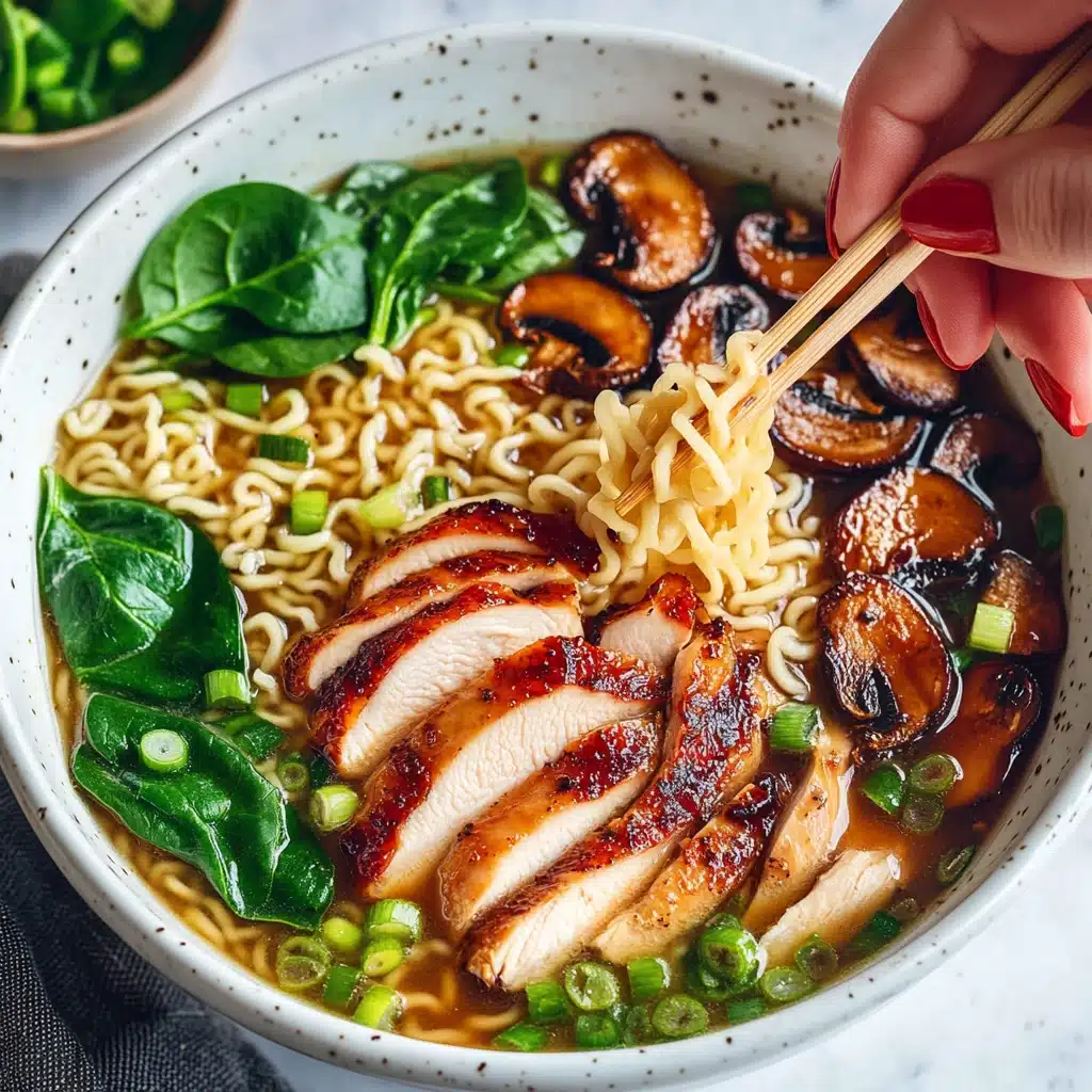 Ginger Glazed Chicken Ramen Bowls Recipe - Recipe Image