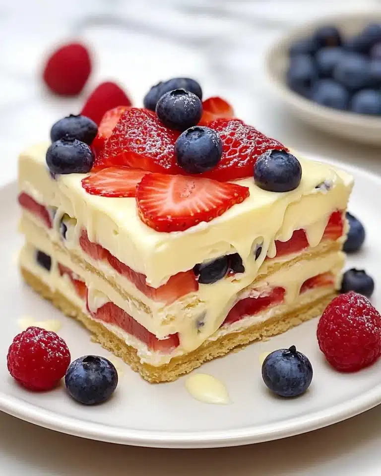 Summer Berry Bliss Icebox Delight Recipe