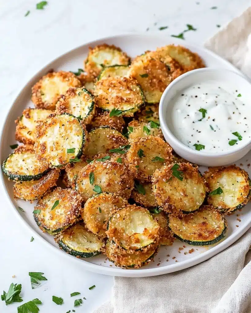 Crispy Baked Zucchini Chips Recipe