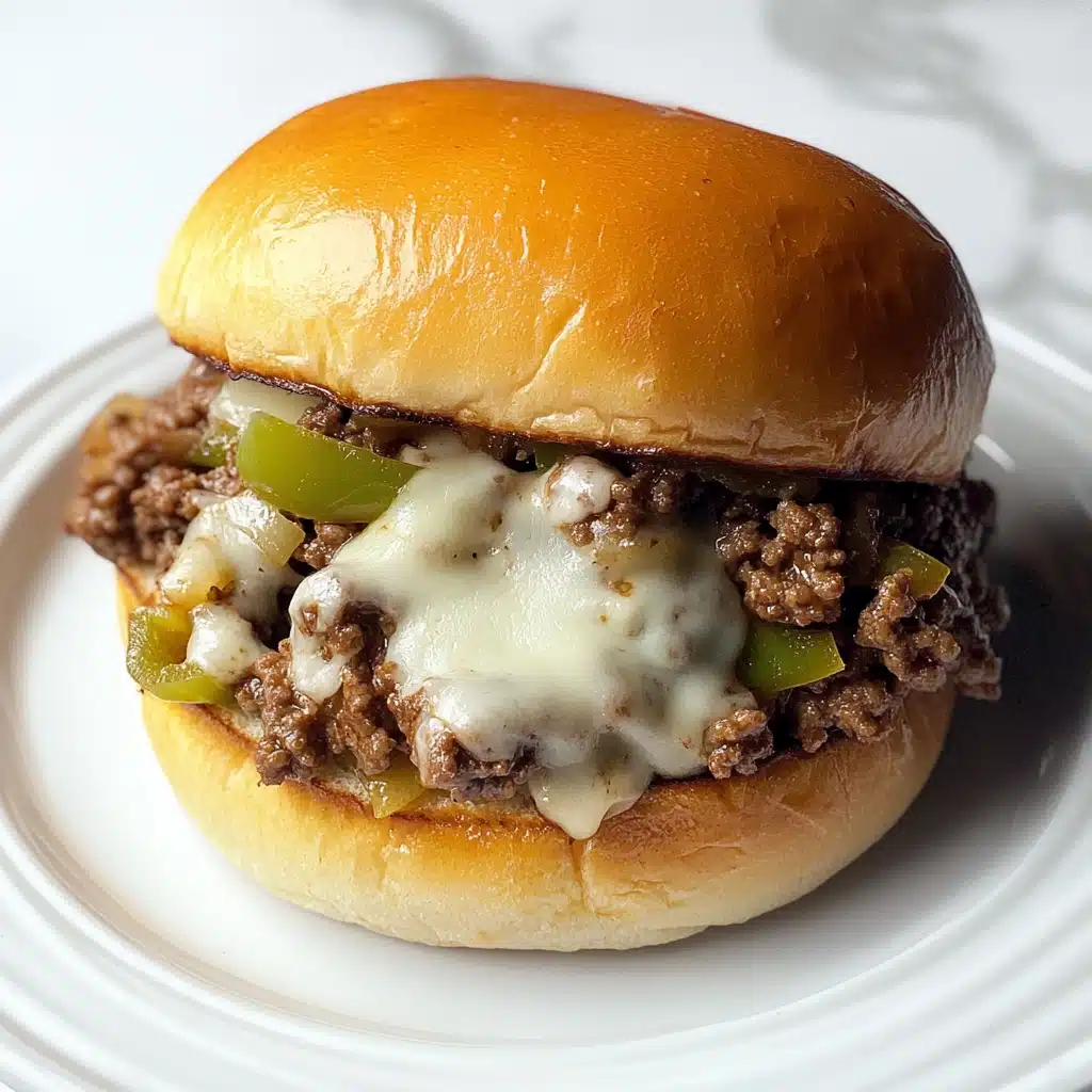 Cheesesteak-Inspired Sloppy Joes Recipe - Recipe Image