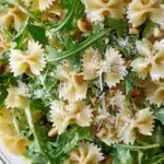 Lemon Basil Parmesan Pasta Salad with White Balsamic Vinaigrette Recipe