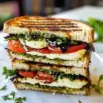 Balsamic Glazed Caprese Panini Supreme Recipe