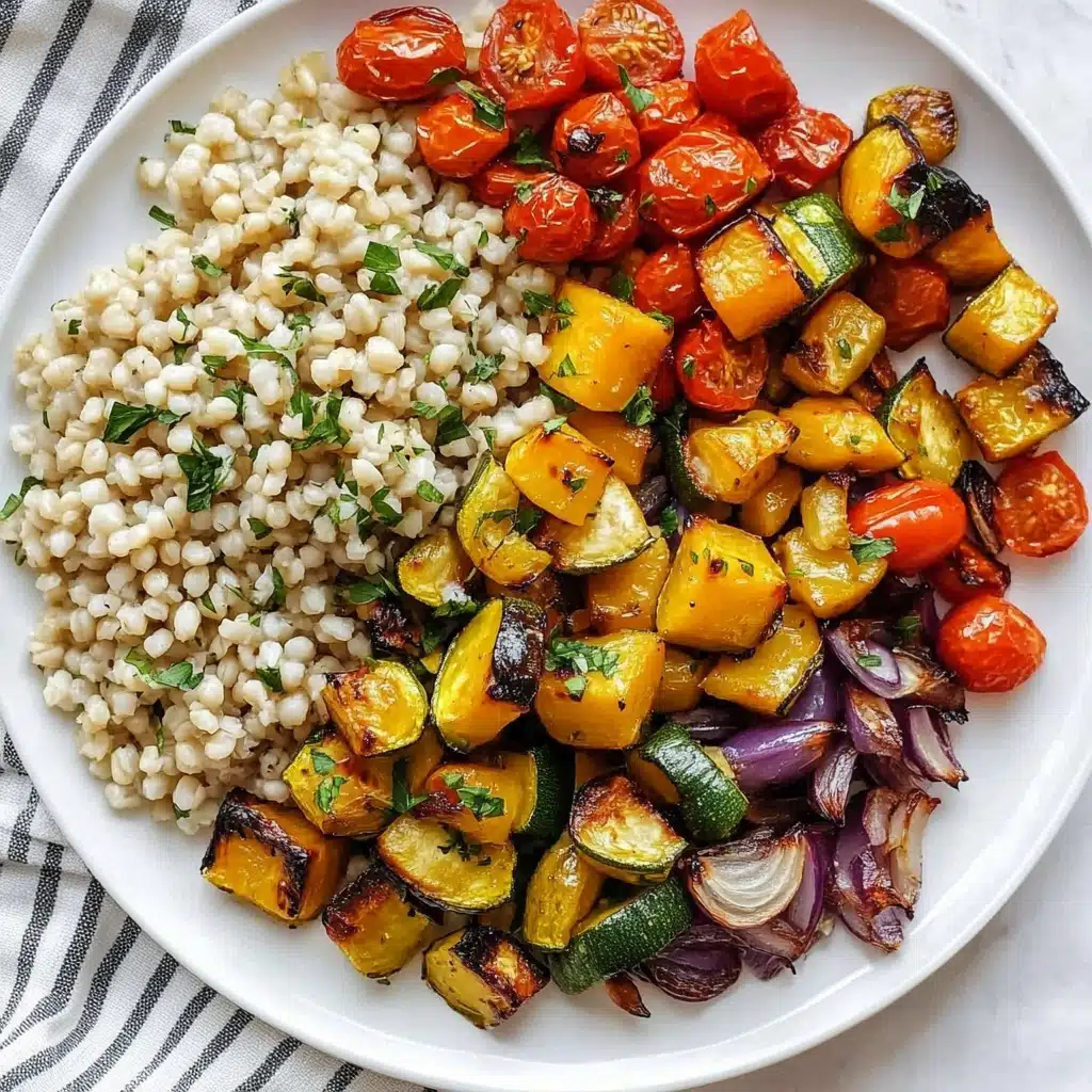 Mediterranean Halloumi Veggie Bake Recipe - Recipe Image