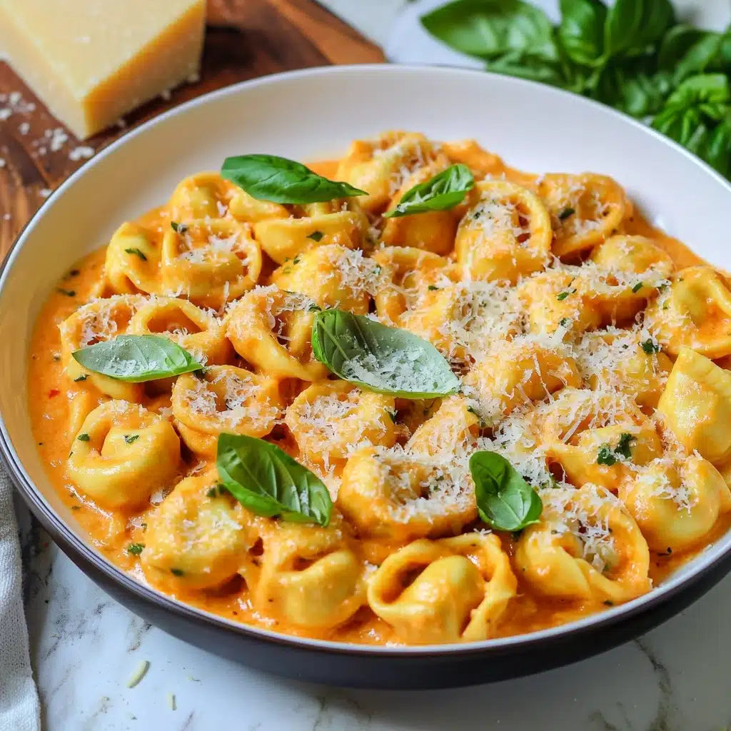 Creamy Spinach Tortellini Chicken Casserole Recipe - Recipe Image
