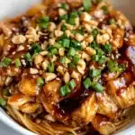 Spicy Kung Pao Chicken Noodles Recipe