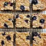 Blueberry Oatmeal Breakfast Bars Recipe
