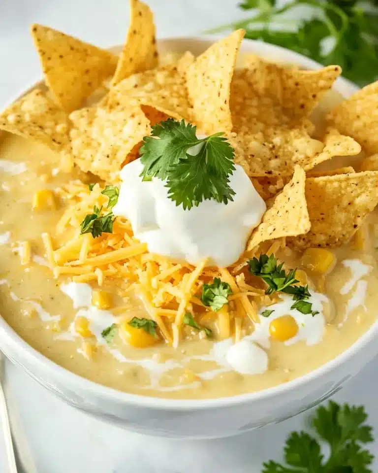 Creamy Green Enchilada Chicken Soup Recipe