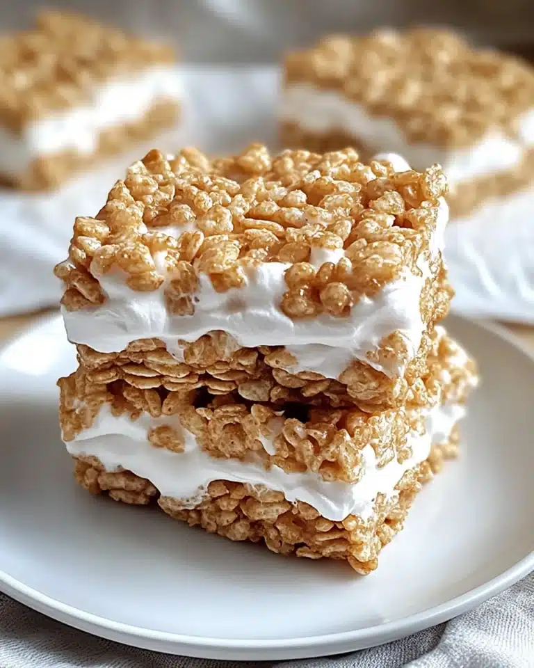 Fluffernutter Rice Krispie Treats Recipe
