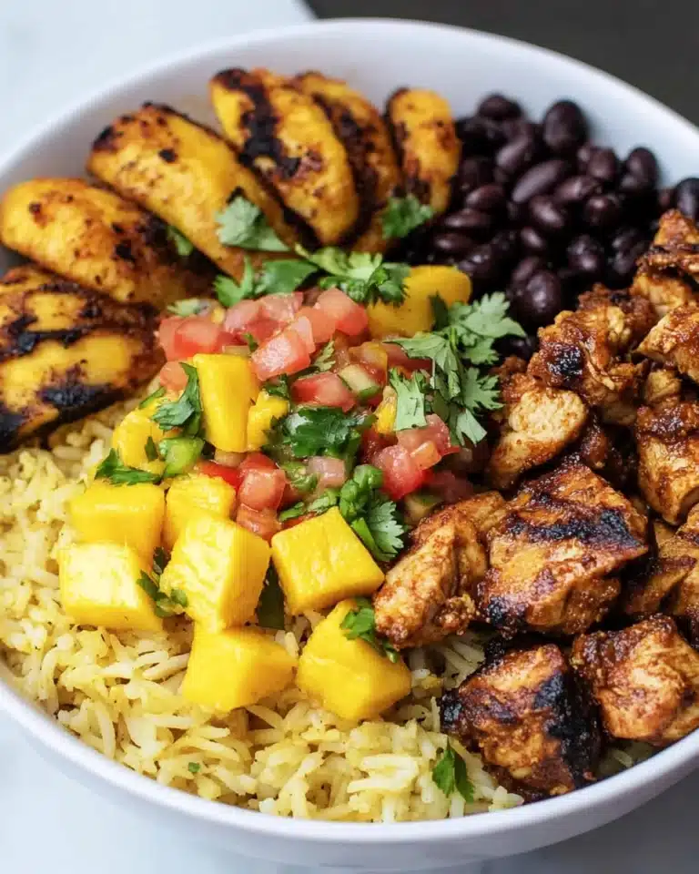 Cuban Chicken & Black Bean Rice Bowls Recipe