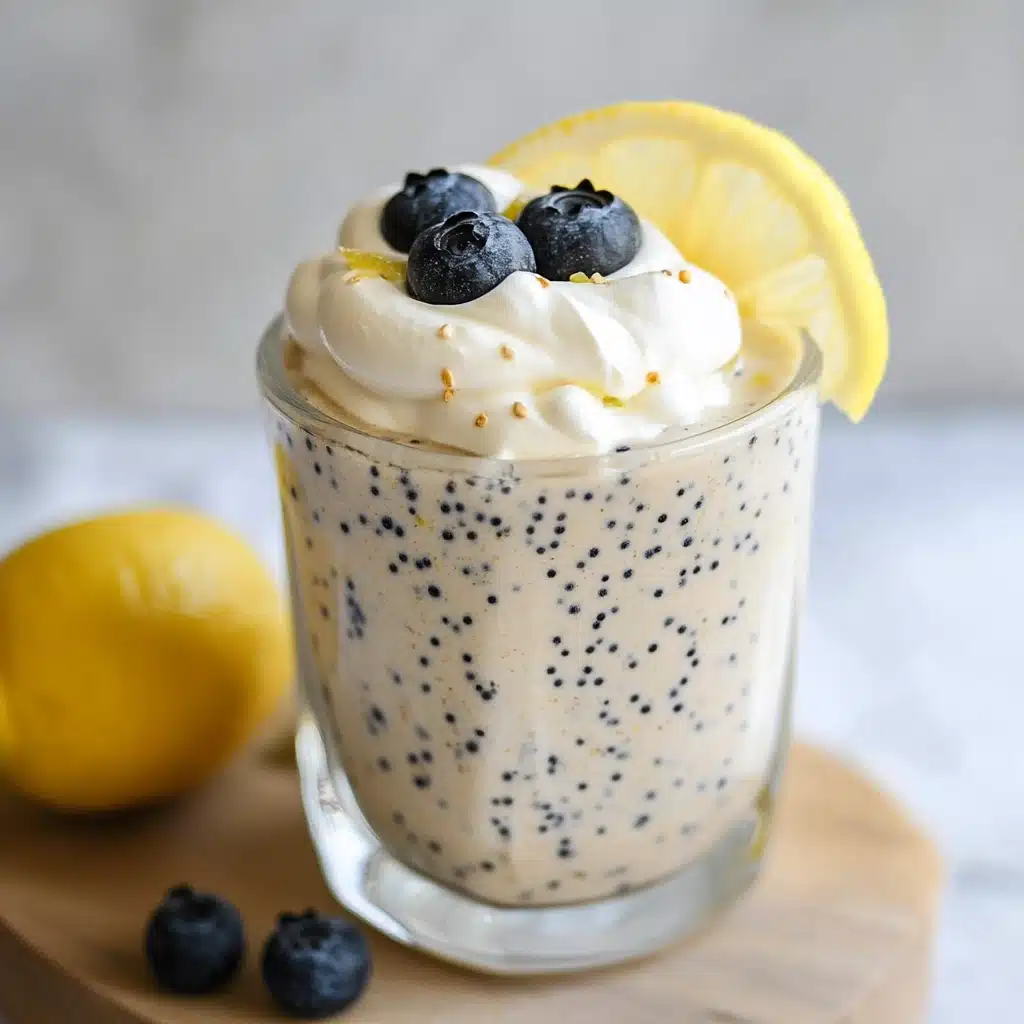 Vegan Lemon Poppy Seed Overnight Oats Recipe - Recipe Image