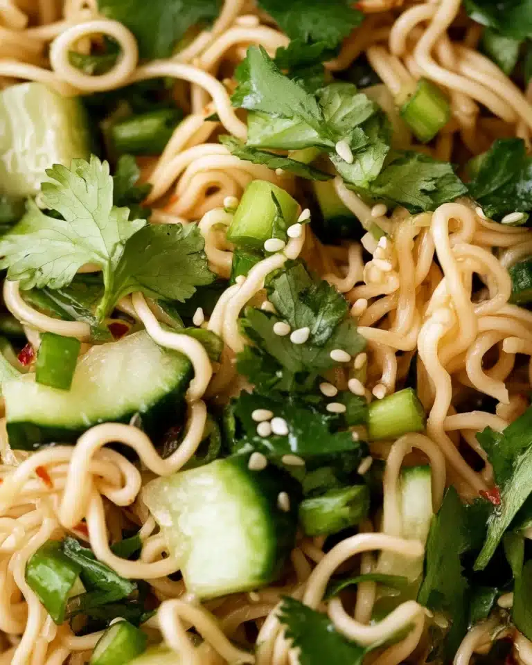 Spicy Peanut Noodle Salad Recipe