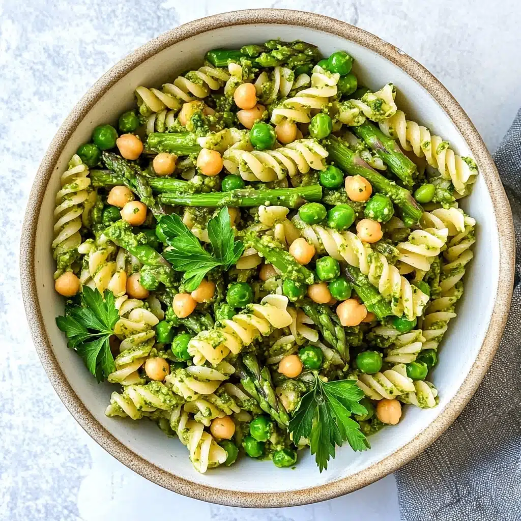 Green Goddess Pesto Pasta Salad Recipe - Recipe Image