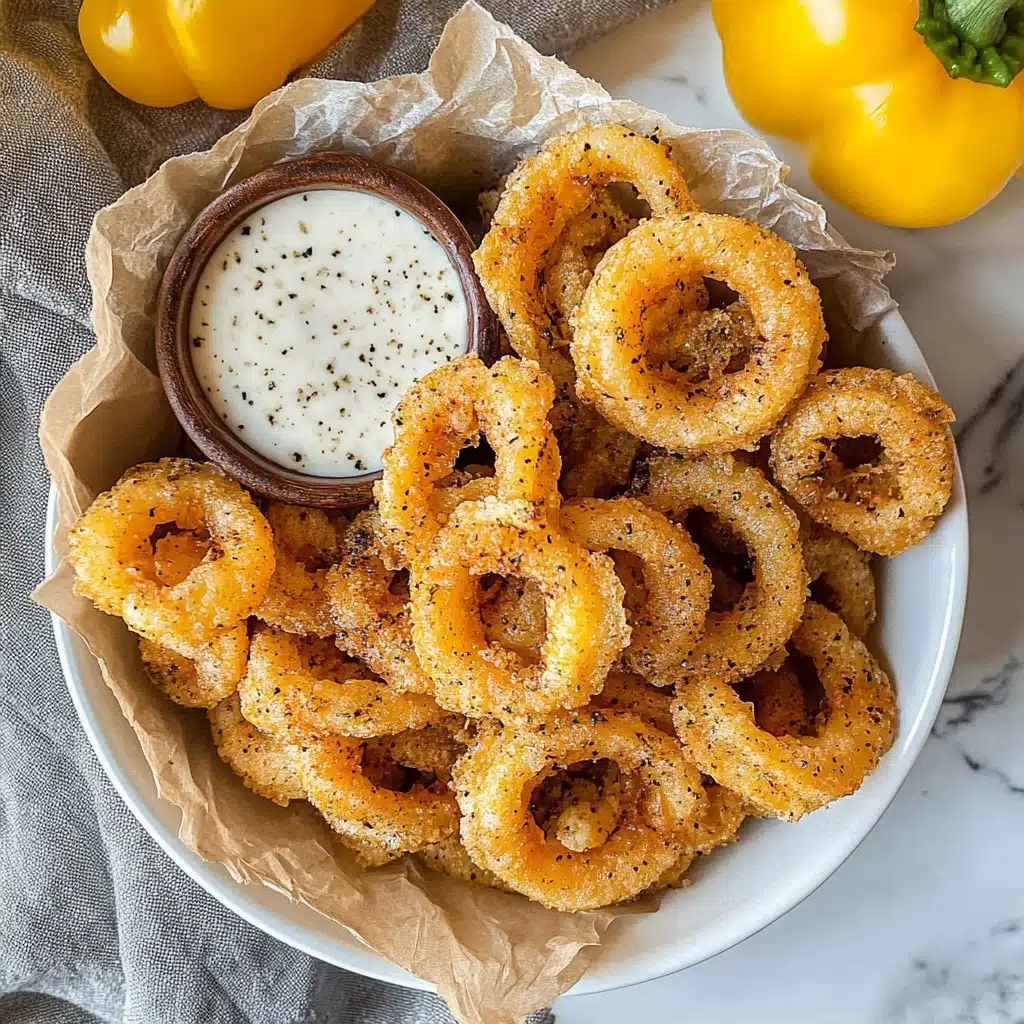 Crispy Air Fryer Banana Pepper Coins Recipe - Recipe Image