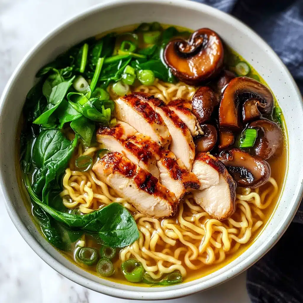 Ginger Glazed Chicken Ramen Bowls Recipe - Recipe Image