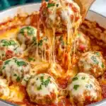 Cheesy Chicken Parmesan Meatballs Recipe