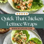 Thai Chicken Lettuce Wraps Recipe