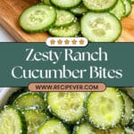 Ranch Cucumber Bites Recipe