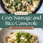 Creamy Italian Sausage and Rice Casserole Recipe