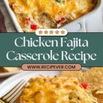 Cheesy Chicken Fajita Casserole Recipe