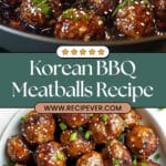 Korean BBQ Meatballs with Spicy Mayo Dip Recipe