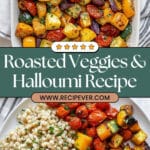 Mediterranean Halloumi Veggie Bake Recipe