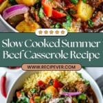Slow Cooked SUMMER Beef Casserole Recipe