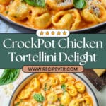 Creamy Spinach Tortellini Chicken Casserole Recipe