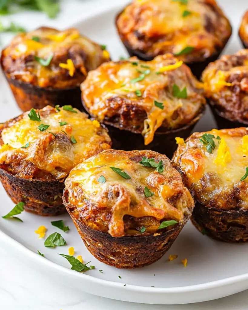 BBQ mini meatloaves