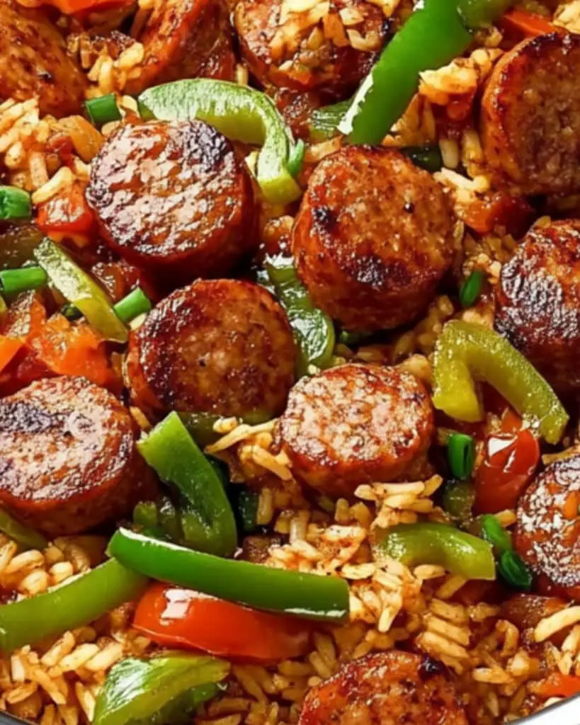 Cajun Sausage and Rice Skillet Recipe