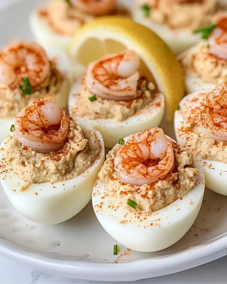 Cajun Shrimp Deviled Eggs Recipe