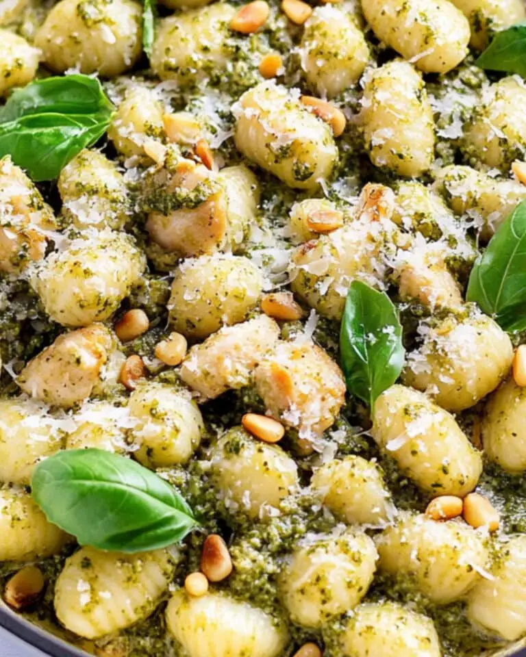 Creamy Chicken Pesto Gnocchi Recipe