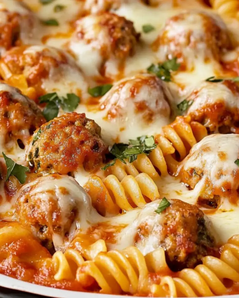 Dump and Bake Meatball Casserole Recipe