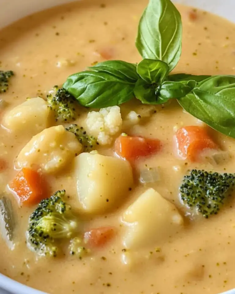 Easy Cheesy Vegetable Chowder Recipe