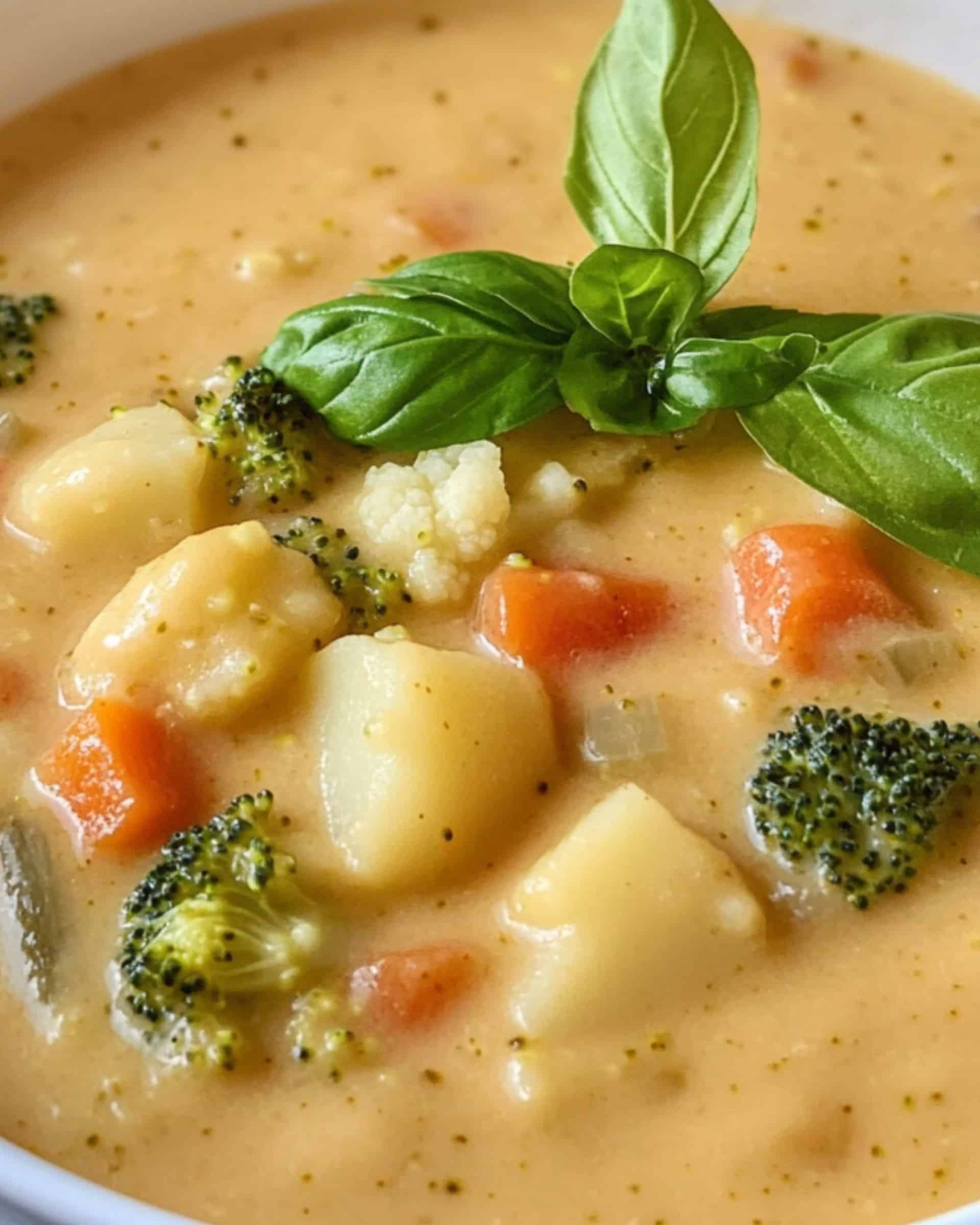 Easy Cheesy Vegetable Chowder Recipe