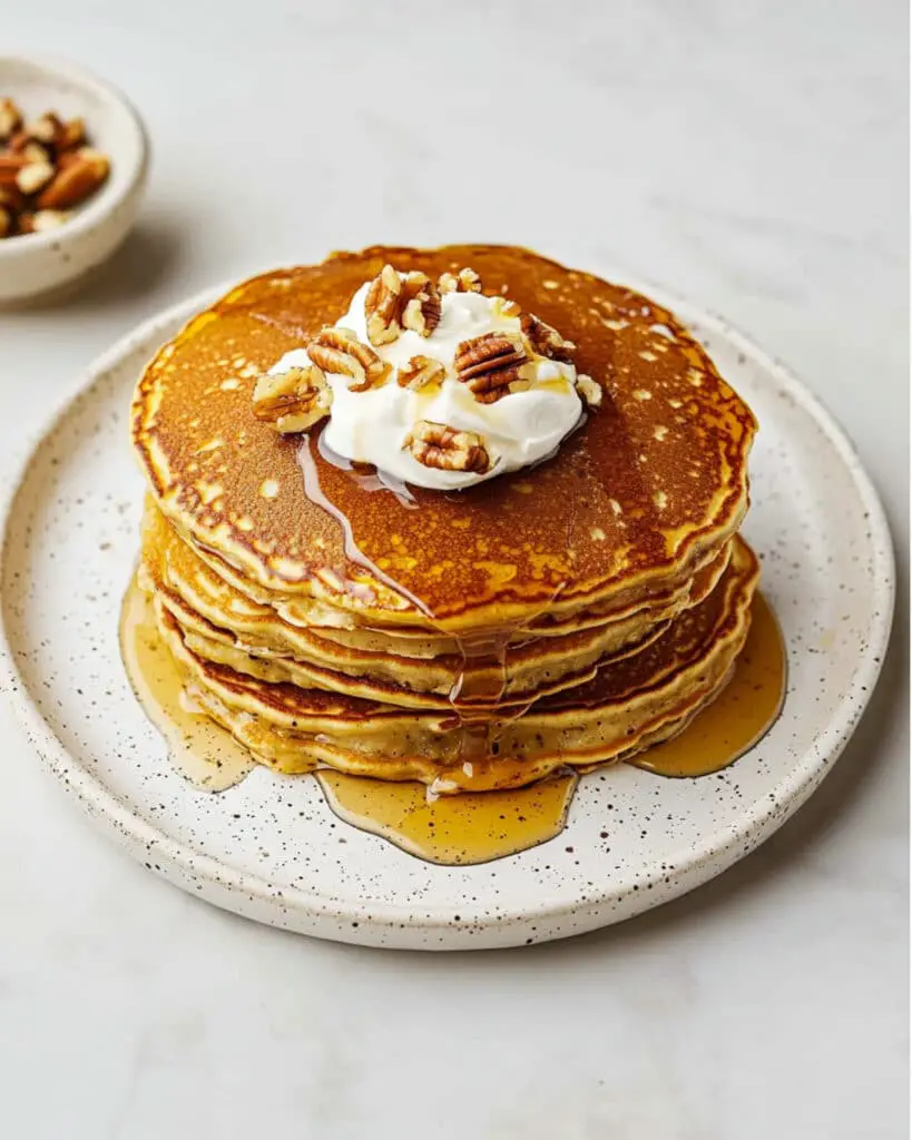 fluffy pumpkin pancakes