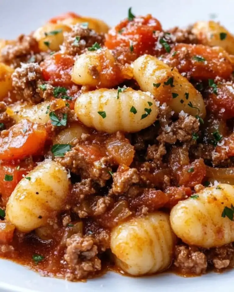 Gnocchi Bolognese Recipe
