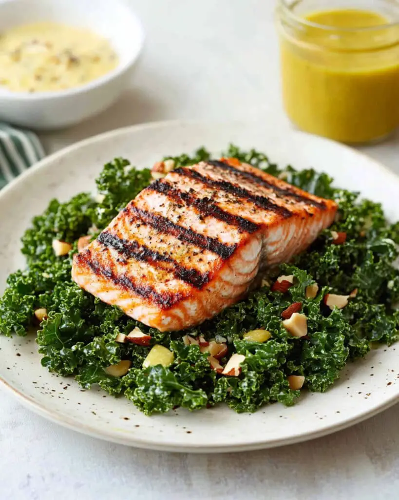 grilled salmon salad