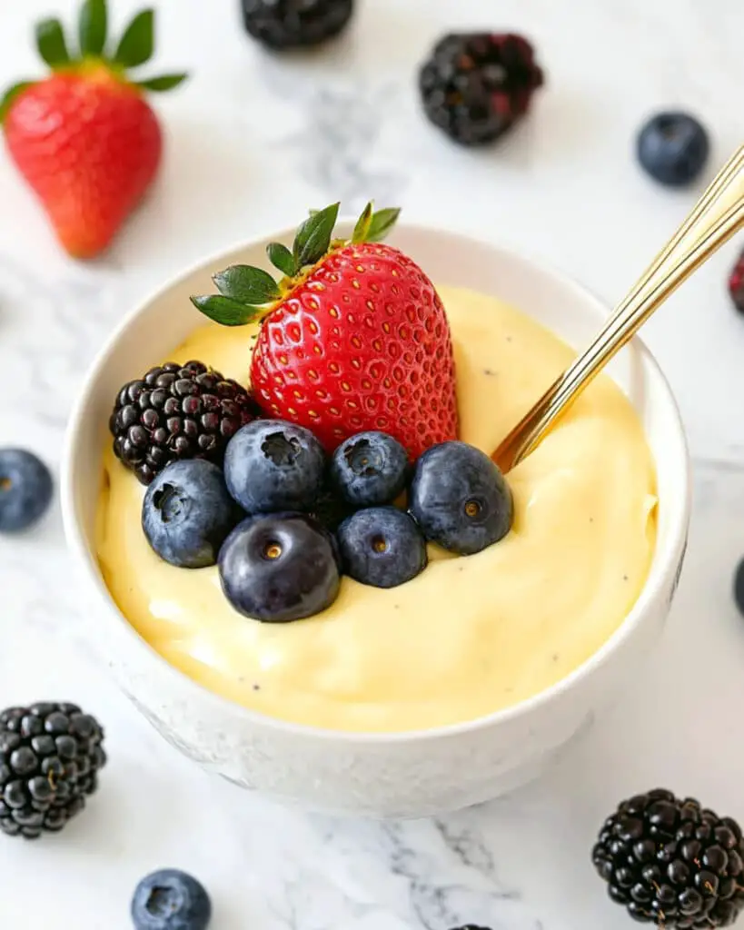 homemade custard