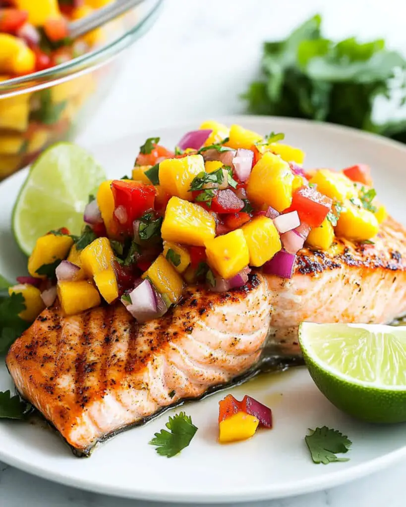 mango salsa salmon