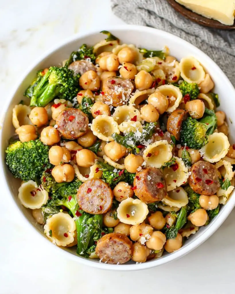 one pot orecchiette with sausage