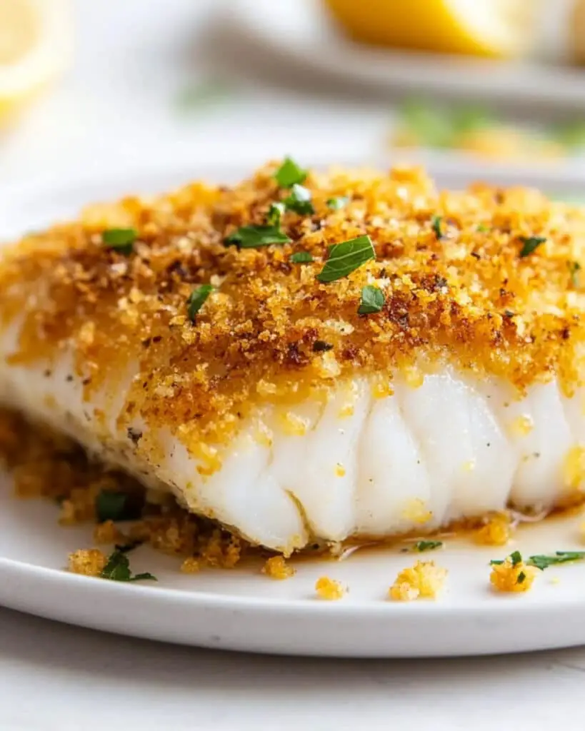 Parmesan crusted cod