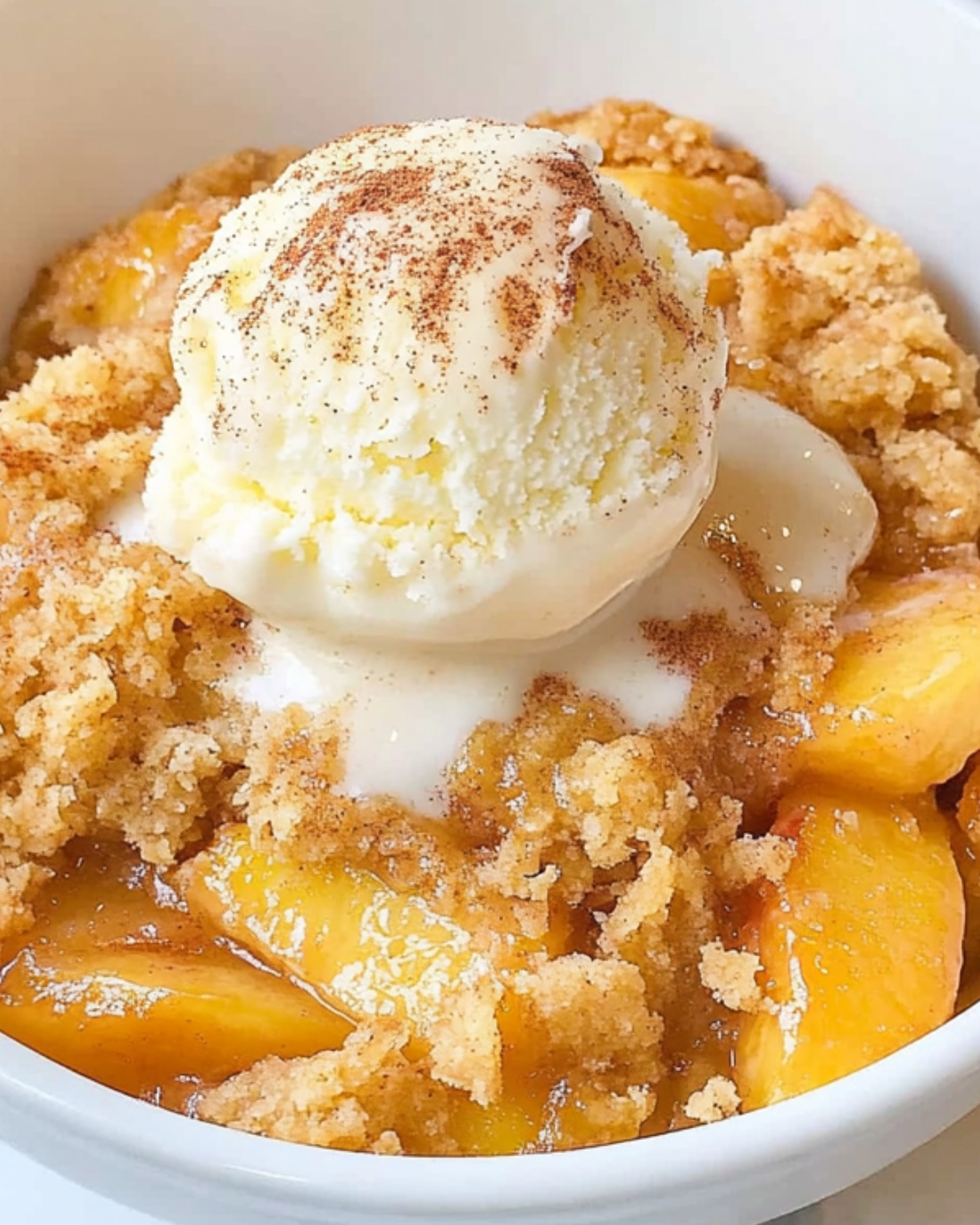 Peach Dump Cake Recipe