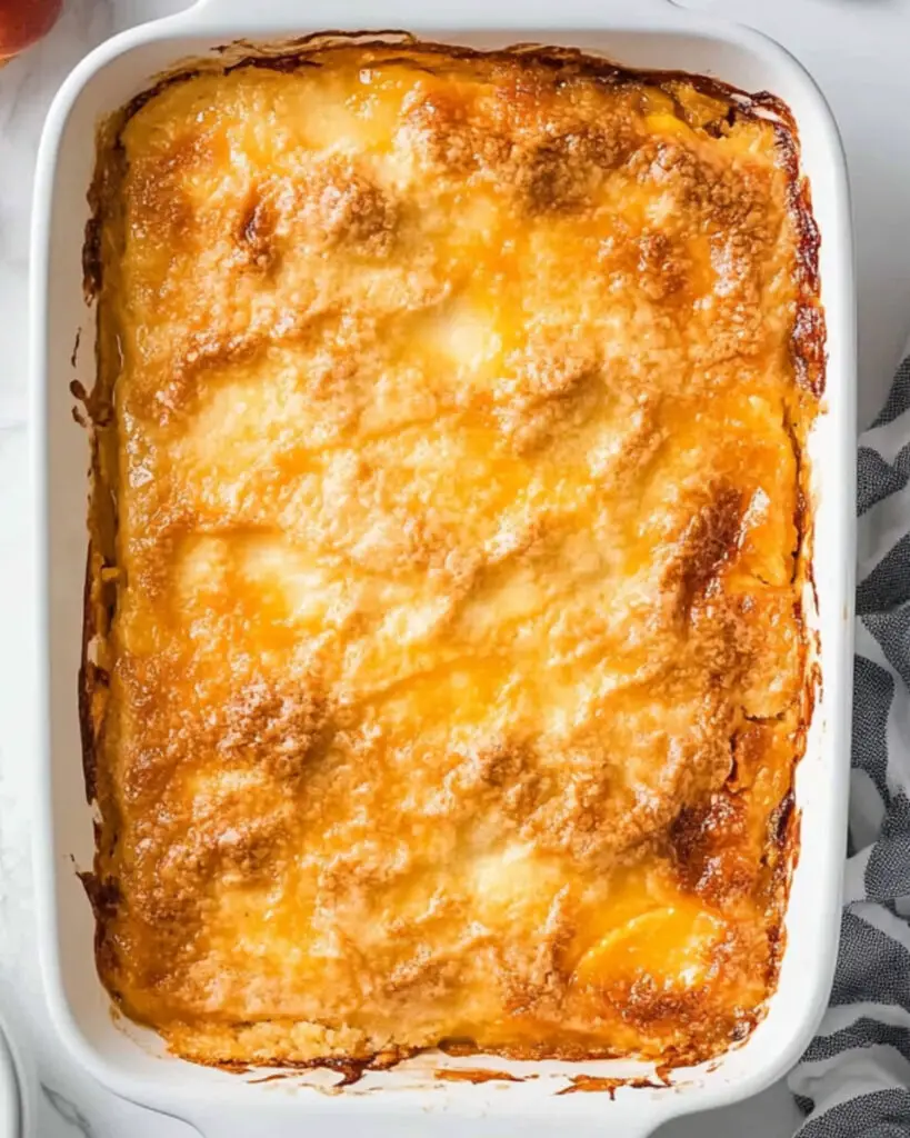 peach dump cake