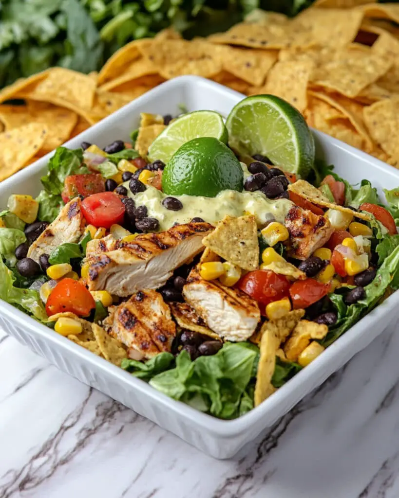 Tex-Mex chopped chicken salad