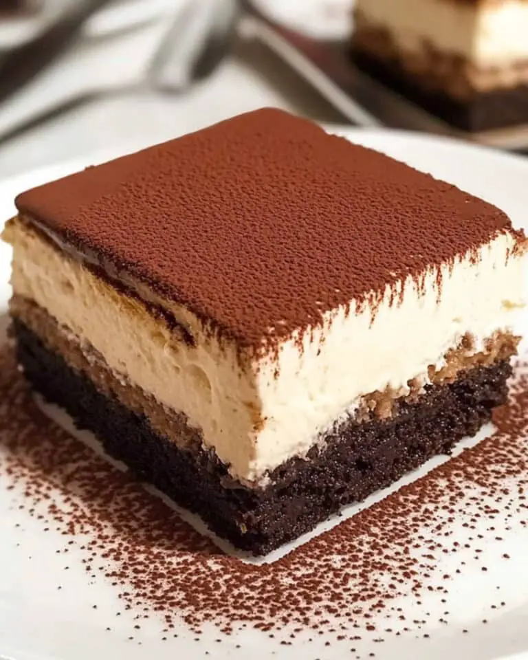Tiramisu Brownies Recipe