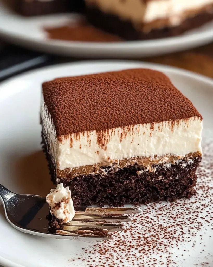 Tiramisu brownies