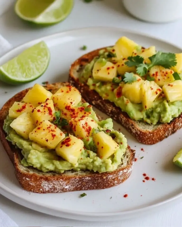 Tropical Avocado Toast Recipe