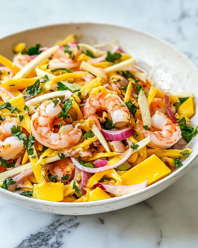 Vietnamese green mango salad