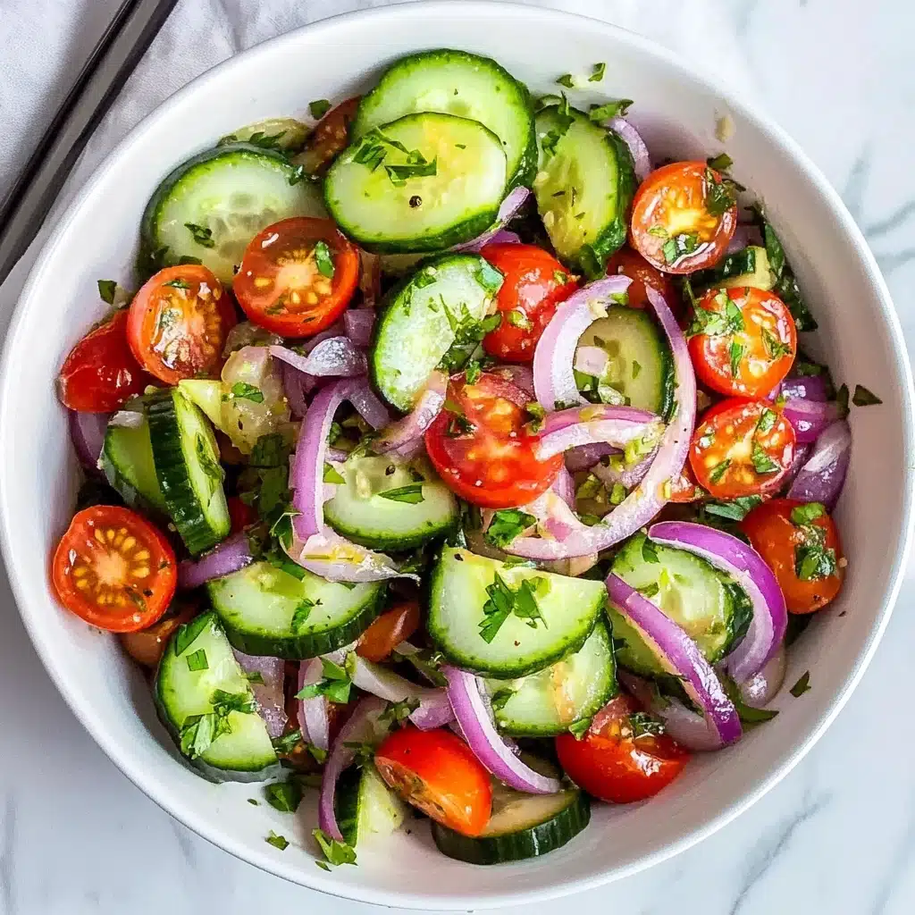 Cucumber Tomato Salad Recipe - Recipe Image
