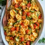 Cheese Tortellini with Summer Veggies Recipe